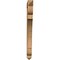 Ekena Millwork Olympic Arts & Crafts Rough Sawn Bracket, Western Red Cedar, 4"W x 36"D x 48"H BKT04X36X48OLY03RWR - alternate 3